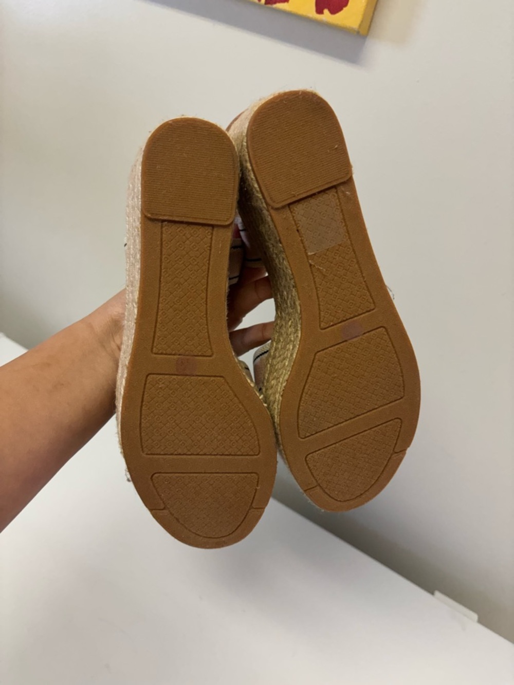 Tory Burch Frieda Espandrille Platform Wedge Sandals Women’s Size 6.5 - Picture 9 of 10